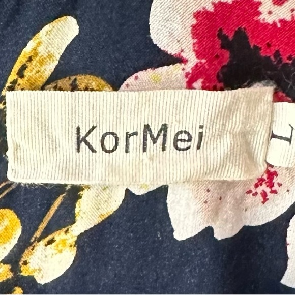 Orange and Pink Sleeveless High Low Sundress for Cocktail - Picture 2 of 8